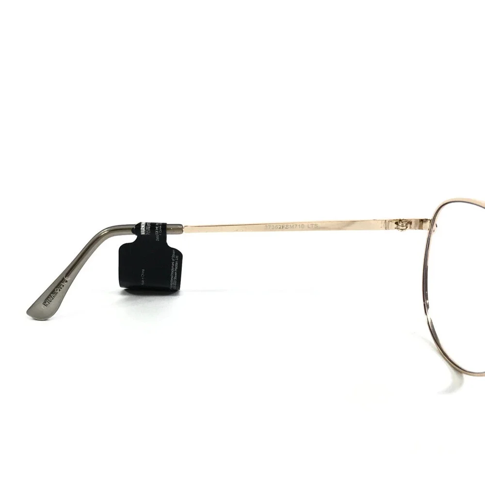 Steve Madden Blue Light Glasses SR0920 Shiny Gold Aviator Oversized 59-17-140